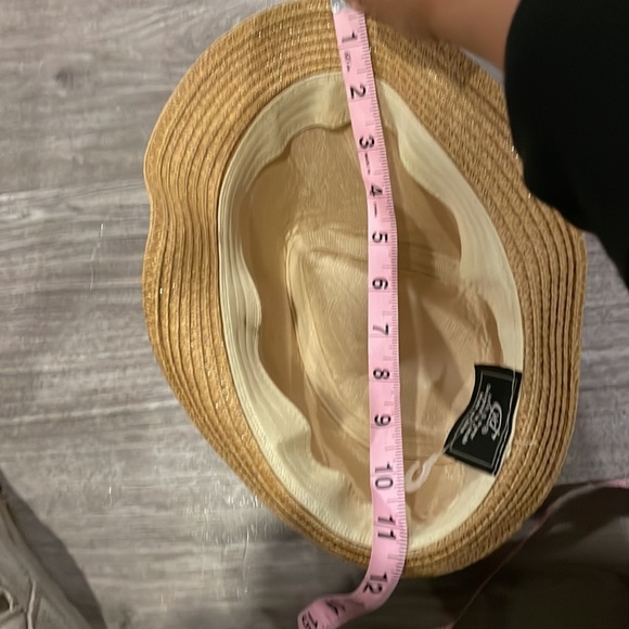 EUC CYD Jute & Paper 100% Paper Fidora Hat Size Med - Picture 8 of 8